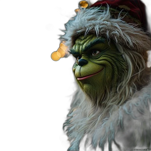 creature, face, staff, hat transparent PNG cut-out