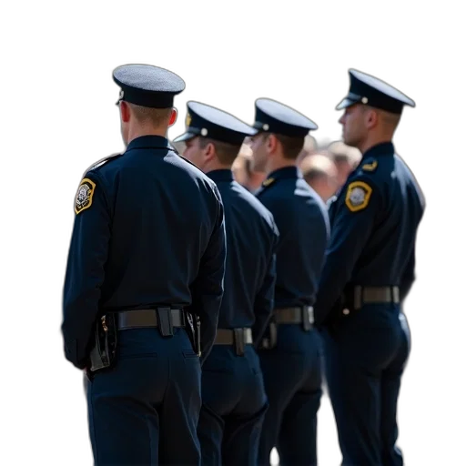 staff, weapon, group, police transparent PNG cut-out