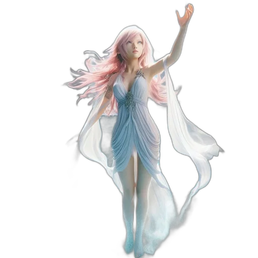 dress, concept art, fantasy art, 3d render transparent PNG cut-out