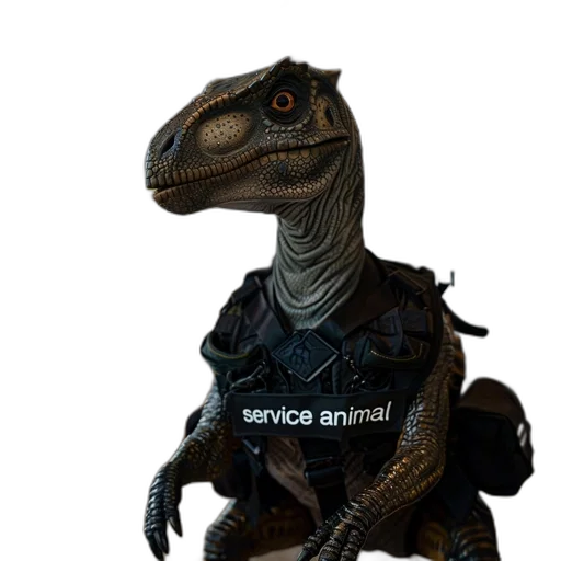 animal, dragon, creature, staff transparent PNG cut-out
