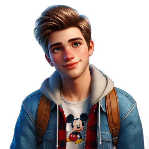 jacket, face, animal, staff transparent PNG cut-out