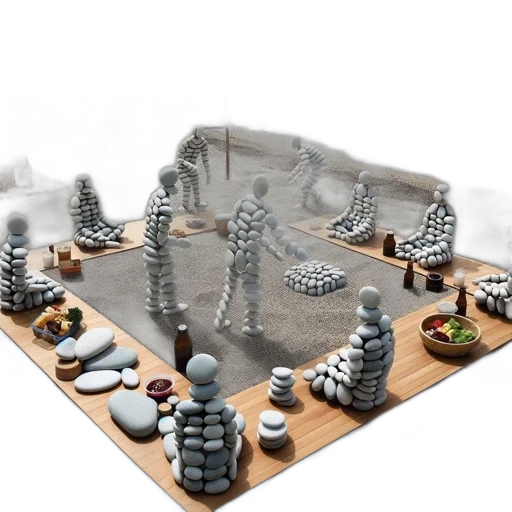 concept art, 3d render, fog, forest transparent PNG cut-out