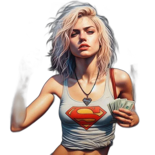 face, jewelry, comic book art, concept art transparent PNG cut-out