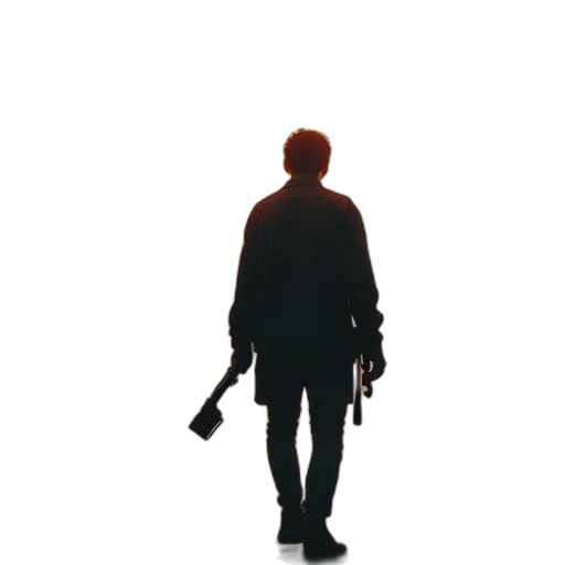 weapon, staff, jacket, sword transparent PNG cut-out