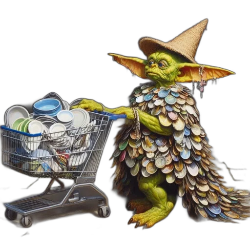 dragon, jewelry, creature, staff transparent PNG cut-out