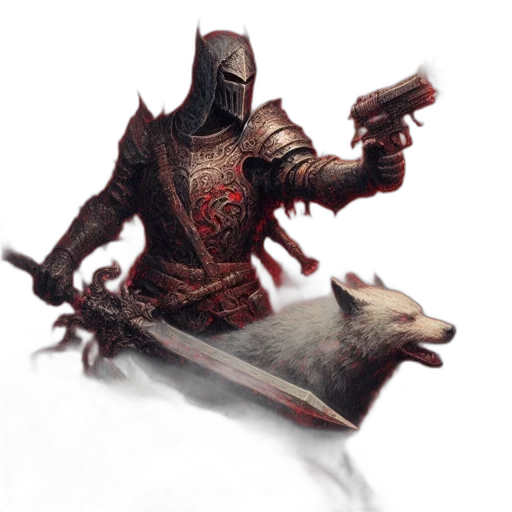 weapon, sword, staff, creature transparent PNG cut-out