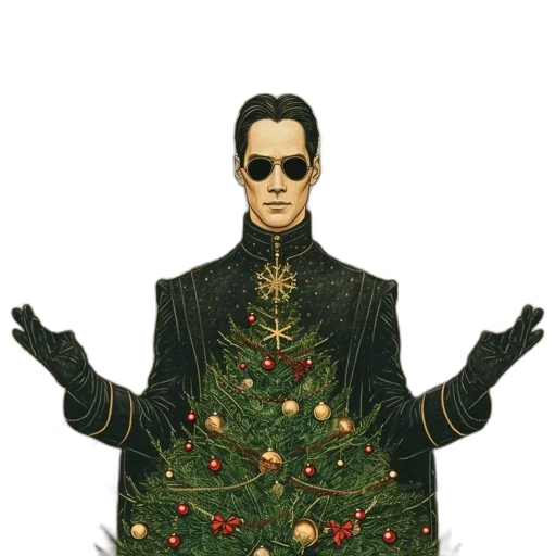 jacket, tree, gothic-clad, man transparent PNG cut-out