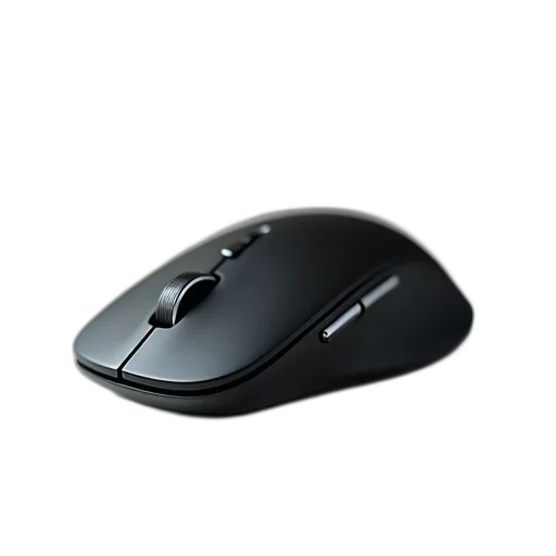 3d render, photorealistic, black, wireless transparent PNG cut-out