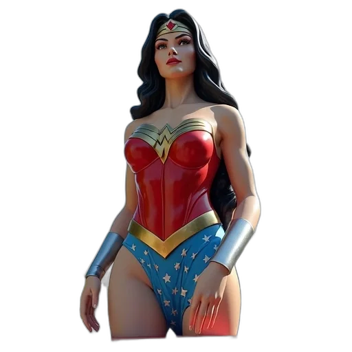 comic book art, concept art, 3d render, photorealistic transparent PNG cut-out
