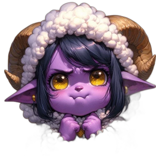 staff, face, dragon, creature transparent PNG cut-out