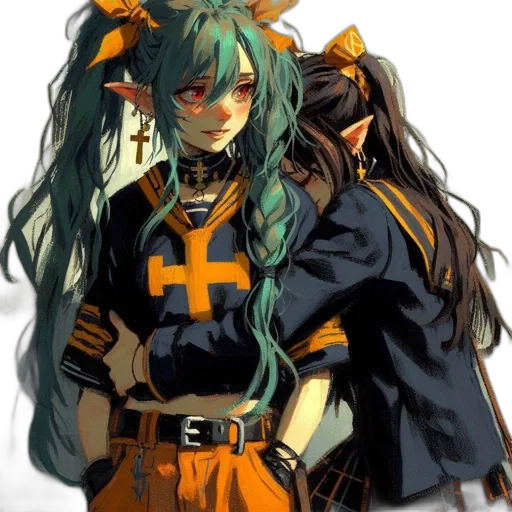 staff, weapon, anime, cyberpunk transparent PNG cut-out