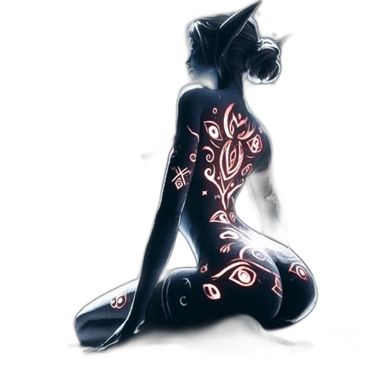 dress, jewelry, mask, robot transparent PNG cut-out