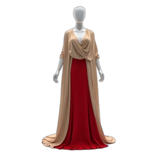 dress, jewelry, 3d render, concept art transparent PNG cut-out