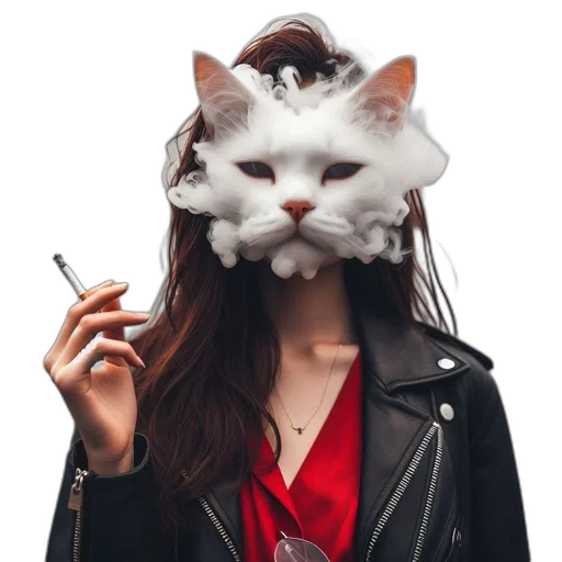 jacket, mask, face, animal transparent PNG cut-out