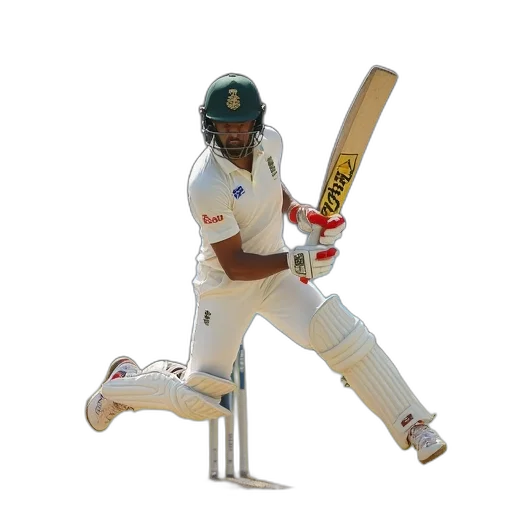 rashid, ali, bowled, out transparent PNG cut-out