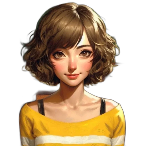 face, dress, staff, hair transparent PNG cut-out