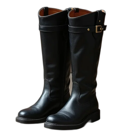 shoes, photorealistic, original, black transparent PNG cut-out