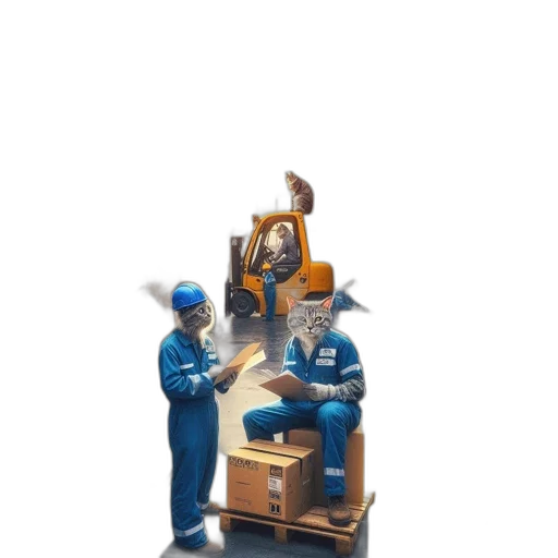 robot, furniture, staff, car transparent PNG cut-out