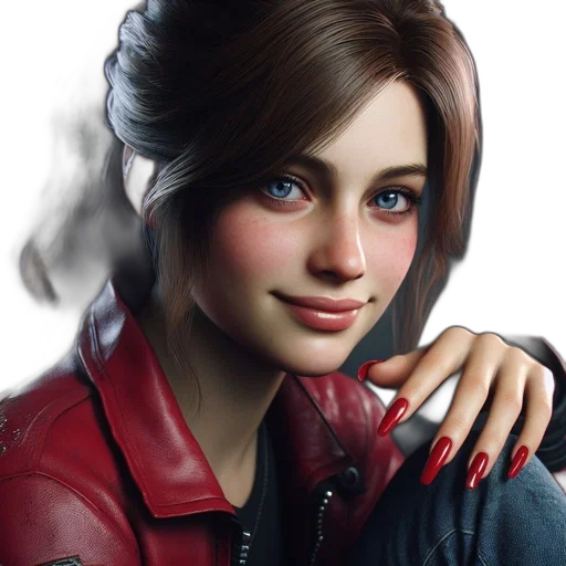 jacket, face, photorealistic, concept art transparent PNG cut-out