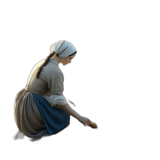 hat, dress, staff, sword transparent PNG cut-out
