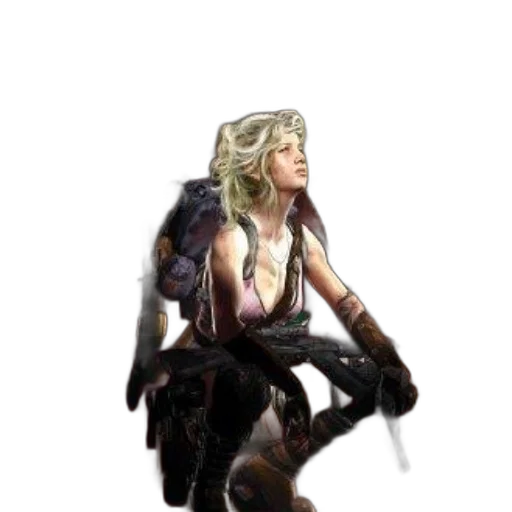 staff, weapon, hair, creature transparent PNG cut-out