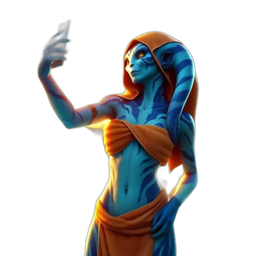 staff, dress, robot, concept art transparent PNG cut-out