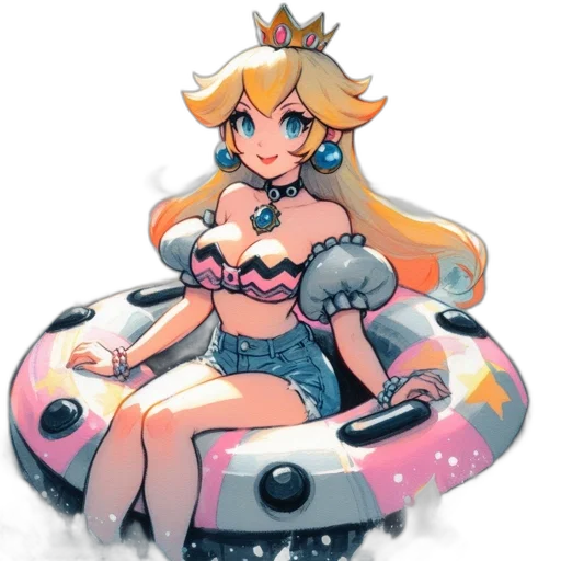 crown, staff, dress, weapon transparent PNG cut-out