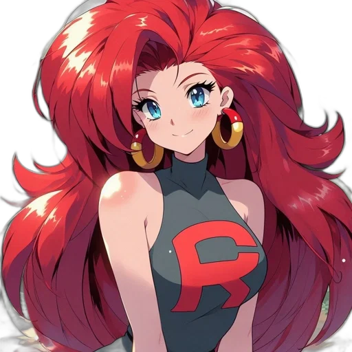 hair, dress, staff, face transparent PNG cut-out