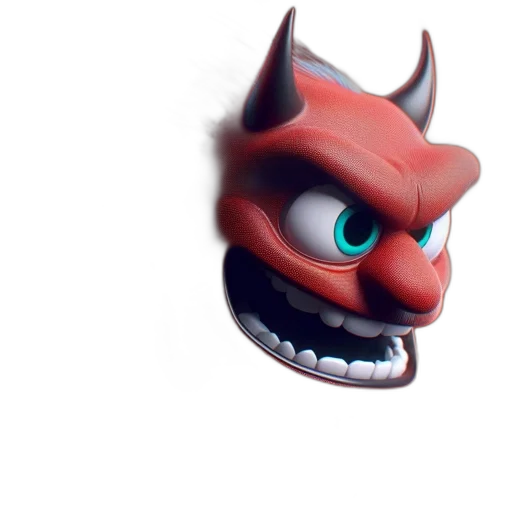 dragon, mask, creature, face transparent PNG cut-out