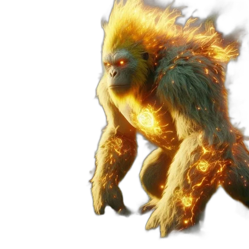 dragon, creature, animal, staff transparent PNG cut-out