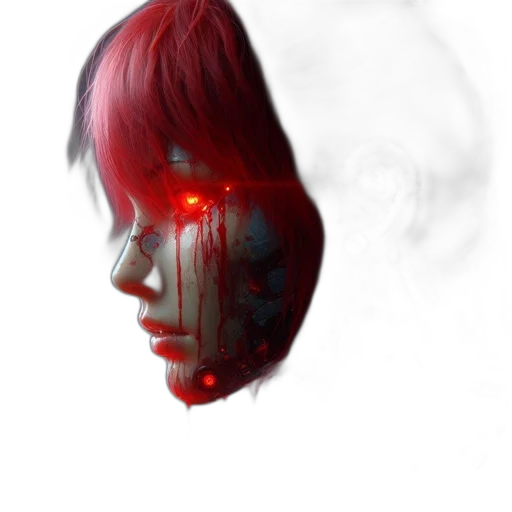 face, robot, mask, creature transparent PNG cut-out