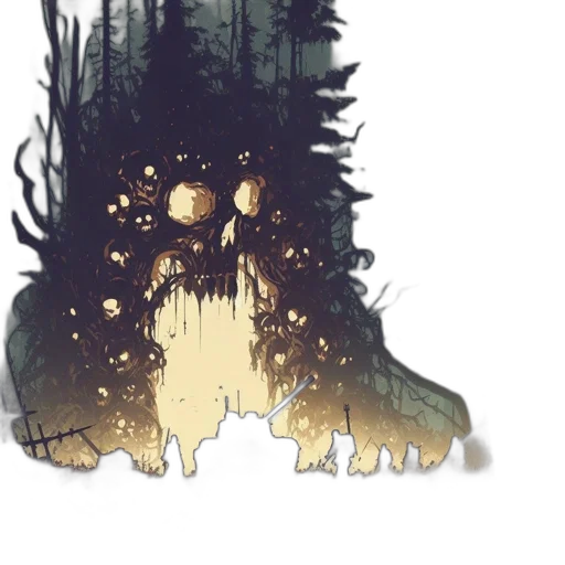 creature, crown, mask, face transparent PNG cut-out