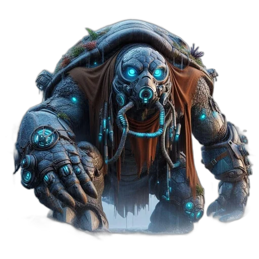 creature, mask, face, robot transparent PNG cut-out