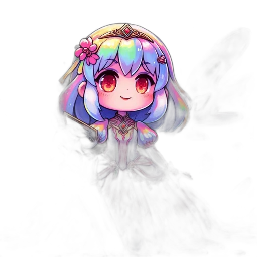 creature, crown, flower, dragon transparent PNG cut-out