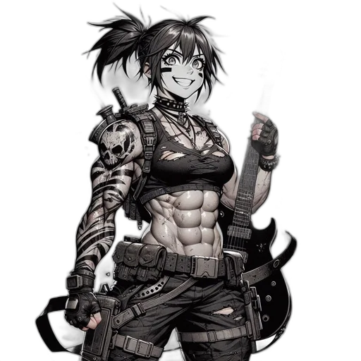 weapon, robot, cyberpunk, concept art transparent PNG cut-out