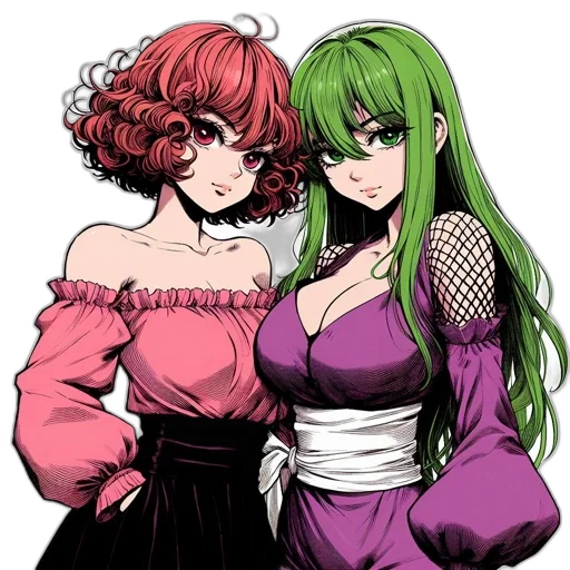 dress, pixel art, concept art, anime transparent PNG cut-out