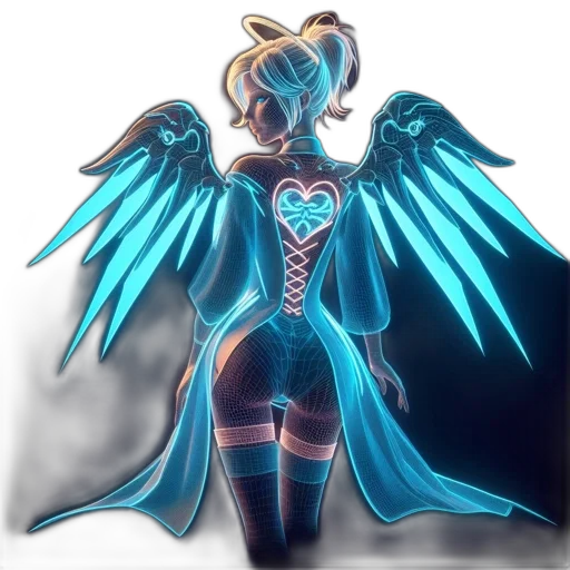 robot, dress, concept art, fantasy art transparent PNG cut-out