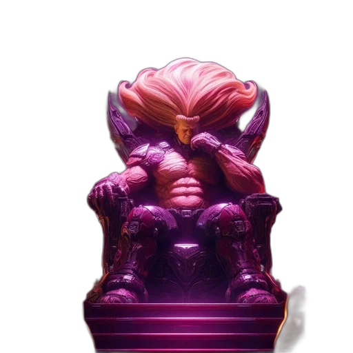 crown, robot, furniture, creature transparent PNG cut-out