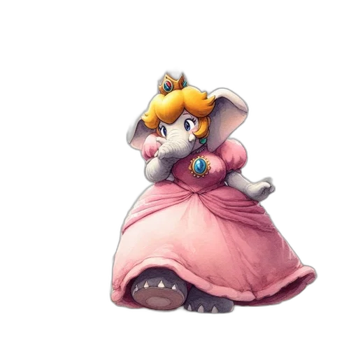 dress, crown, staff, hat transparent PNG cut-out