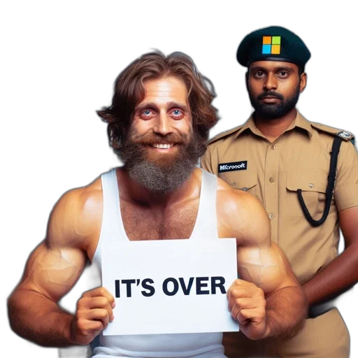 two, male, prisoners, one transparent PNG cut-out