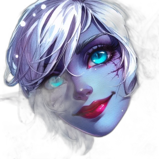 face, mask, fantasy art, concept art transparent PNG cut-out