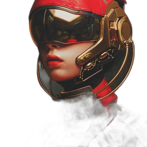 mask, face, robot, crown transparent PNG cut-out