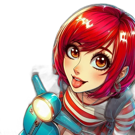 staff, robot, weapon, anime transparent PNG cut-out