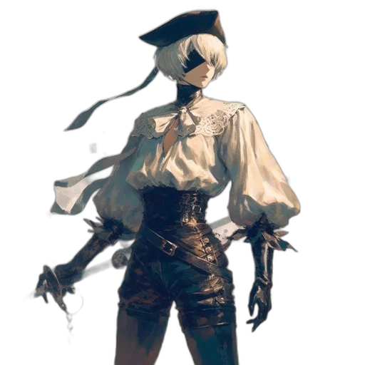 weapon, staff, jacket, robot transparent PNG cut-out