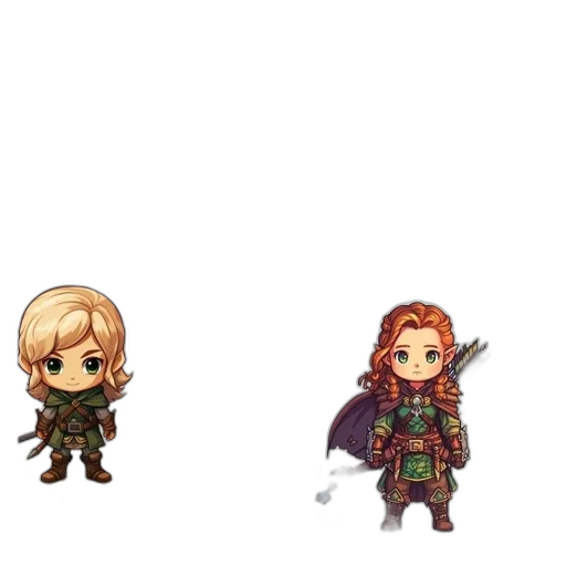 pixel art, fantasy art, concept art, comic book art transparent PNG cut-out