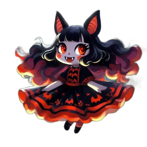 staff, dress, creature, mask transparent PNG cut-out