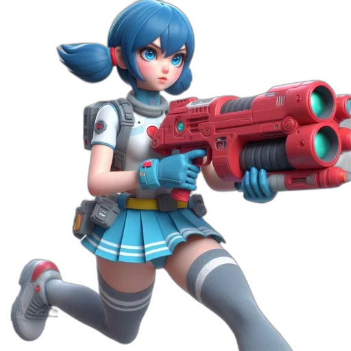 weapon, staff, robot, concept art transparent PNG cut-out