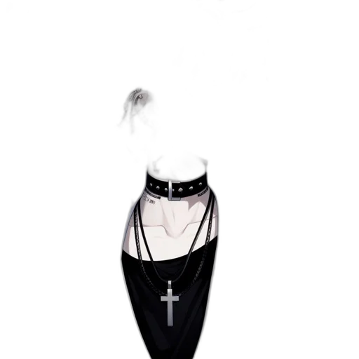 dress, jewelry, staff, crown transparent PNG cut-out