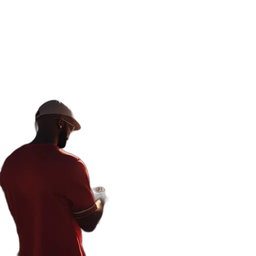 hat, staff, weapon, jacket transparent PNG cut-out