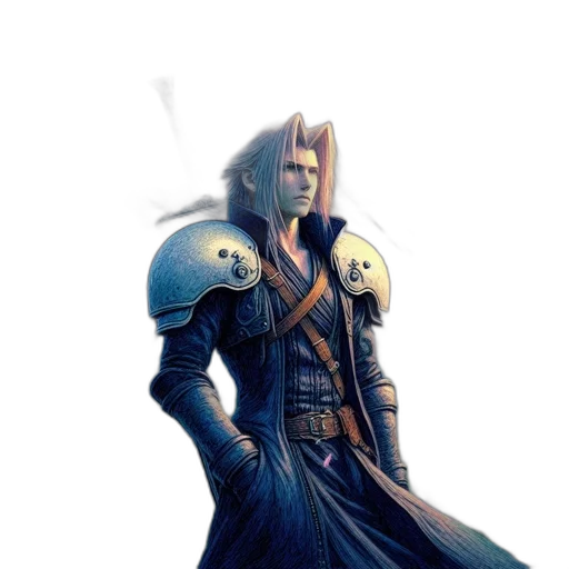 staff, sword, mask, jacket transparent PNG cut-out